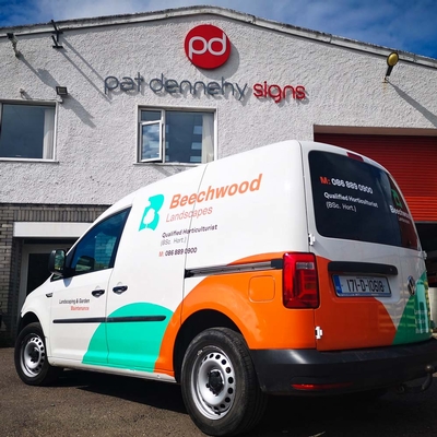 Combo Vinyl & Print Vehicle Graphics